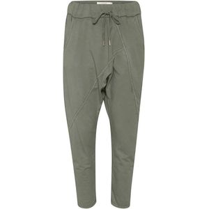 Cream - Crbeky Sweatpant - Sportbroek - Grey Khaki - 95% Katoen, 5% Elastaan