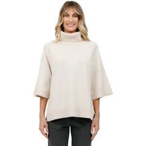 Gran Sasso, Dames, Truien, Beige, Maat: XS