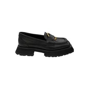 Moncler Zwarte Bell Loafer Schoenen , Black , Dames , Maat: 39 EU
