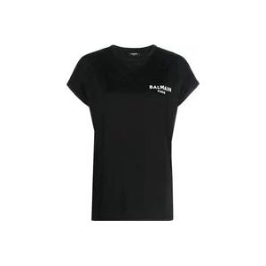 Balmain T-Hemden , Black , Dames , Maat: L