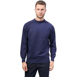 Richmond, Heren, Truien, Blauw, Maat: S Nylon,