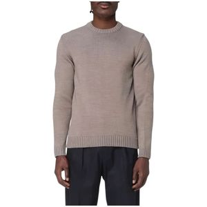 Zanone, Heren, Truien, Bruin, Maat: M Leer,