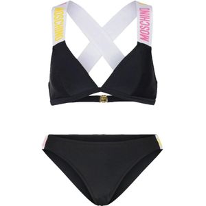 Moschino, Dames, Badkleding, Zwart, Maat: L