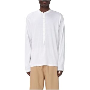 Laneus, Heren, Tops, Wit, Maat: S Katoen,
