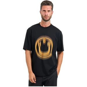 HUGO - Nalax T-shirt - Zwart - Katoen