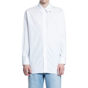 Recto, Heren, Overhemden, Blauw, Maat: S Katoen,