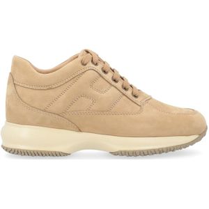 Hogan Interactieve Veterschoenen , Brown , Dames , Maat: 38 1/2 EU