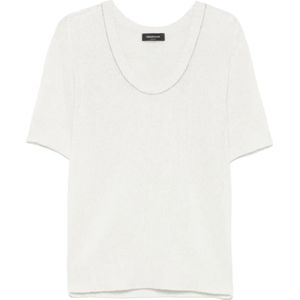 Fabiana Filippi, Dames, Tops, Beige, Maat: M Wol,