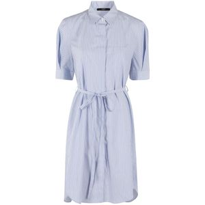 Seventy, Dames, Jurken, Blauw, Maat: S Katoen,