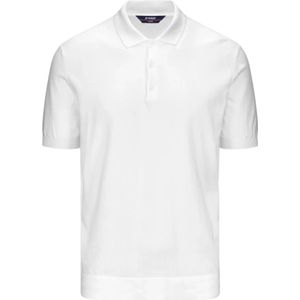 K-Way, Heren, Tops, Wit, Maat: L Katoen,