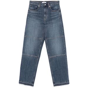 Helmut Lang, Dames, Jeans, Blauw, Maat: W25 Katoen,