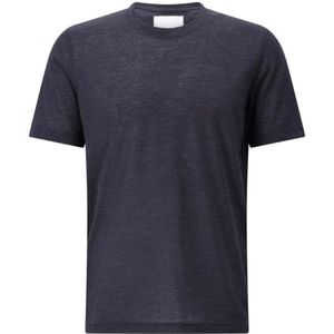 Marco Pescarolo, Heren, Tops, Blauw, Maat: M Kasjmier,