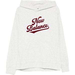 New Balance, Heren, Sweatshirts & Hoodies, Grijs, Maat: S