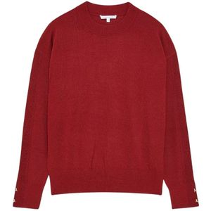 Patrizia Pepe, Dames, Truien, Rood, Maat: L Wol,