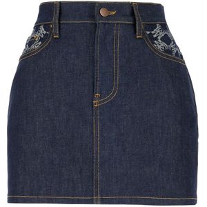 Amiri, Dames, Rokken, Blauw, Maat: W27 Katoen,