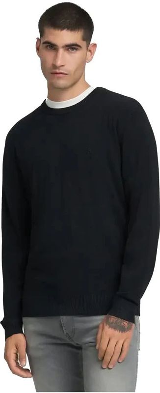 Replay - Truien - Zwart - Wolmix - Regular Fit