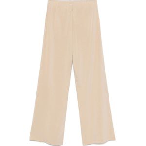 Le Tricot Perugia, Dames, Broeken, Beige, Maat: L Viscose,
