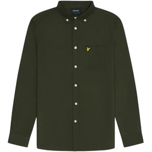 Lyle & Scott, Heren, Overhemden, Groen, Maat: 2XL Katoen,