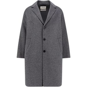 Amaránto, Heren, Mantels, Grijs, Maat: M Kasjmier,
