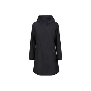 Woolrich Zomer Parka Jas , Blue , Dames , Maat: M