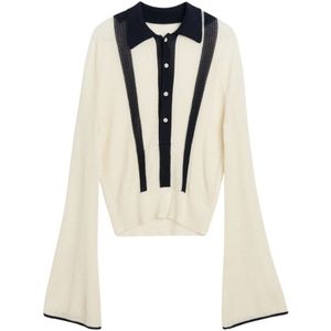 Soulland, Dames, Tops, Beige, Maat: 2Xs/Xs