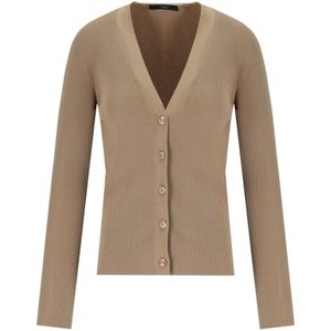 Weekend Max Mara, Dames, Truien, Bruin, Maat: M Viscose,