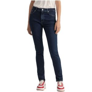 Gant, Dames, Jeans, Blauw, Maat: W28 Katoen,