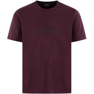 C.p. Company - Twisted Jersey - T-shirt - Paars - Heren