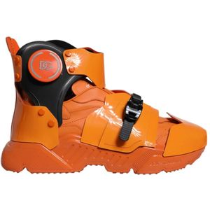 Dolce & Gabbana, Heren, Schoenen, Oranje, Maat: 44 EU Leer,