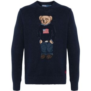 Ralph Lauren, Heren, Truien, Blauw, Maat: L Katoen,