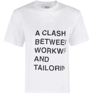 Erika Cavallini, Dames, Tops, Wit, Maat: S