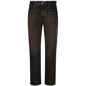 Haikure, Heren, Jeans, Bruin, Maat: W33