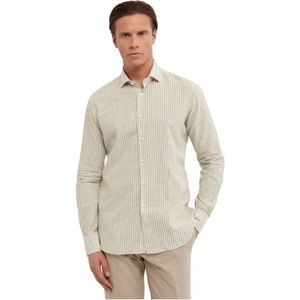 Xacus, Heren, Overhemden, Groen, Maat: 2XL Katoen,