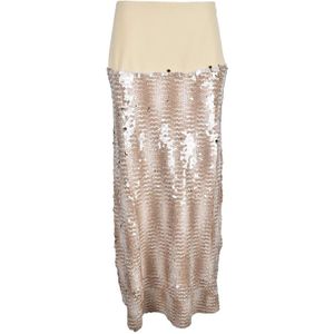 Erika Cavallini, Dames, Rokken, Beige, Maat: M Synthetisch,