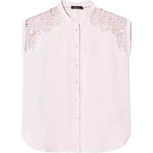 Twinset, Dames, Blouses & Shirts, Roze, Maat: L Poliester,