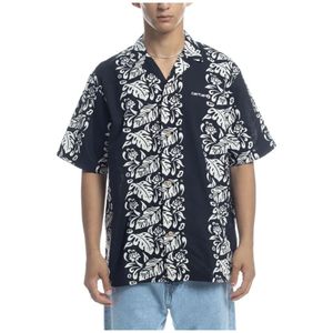 Carhartt Wip, Heren, Overhemden, Zwart, Maat: M