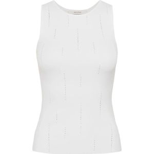 Gestuz, Dames, Tops, Wit, Maat: S Katoen,