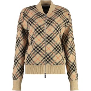 Burberry, Dames, Truien, Beige, Maat: M Kasjmier,