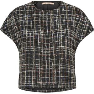 RUE de Femme, Dames, Blouses & Shirts, Zwart, Maat: XS Wol,