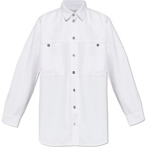 Iro, Dames, Blouses & Shirts, Wit, Maat: XS Denim,