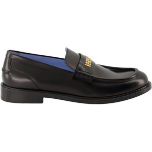 Versace, Heren, Schoenen, Zwart, Maat: 44 EU Leer,