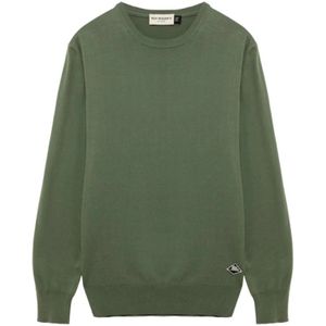 Roy Roger's, Heren, Truien, Groen, Maat: 2XL Katoen,