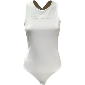 Emporio Armani Ea7, Dames, Tops, Wit, Maat: S