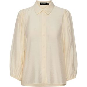 Soaked in Luxury, Dames, Blouses & Shirts, Beige, Maat: L