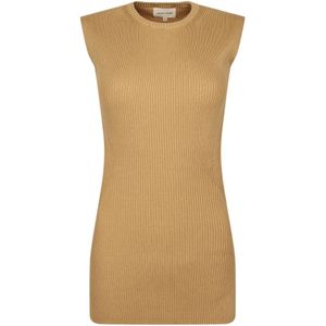 Loulou Studio, Dames, Tops, Beige, Maat: S Katoen,