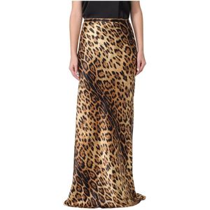 Roberto Cavalli, Dames, Rokken, Beige, Maat: S