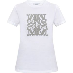 Max Mara, Dames, Tops, Wit, Maat: M