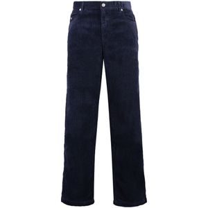 Isabel Marant, Heren, Broeken, Blauw, Maat: W30 Corduroy,