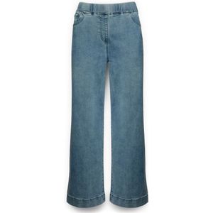 Elena Mirò, Dames, Jeans, Blauw, Maat: M Katoen,