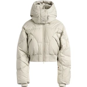 Adidas by Stella McCartney, Dames, Jassen, Beige, Maat: M Poliester,